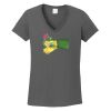 Ladies Heavy Cotton ™ 100% Cotton V Neck T Shirt Thumbnail