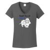 Ladies Heavy Cotton ™ 100% Cotton V Neck T Shirt Thumbnail