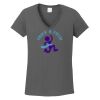 Ladies Heavy Cotton ™ 100% Cotton V Neck T Shirt Thumbnail