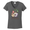 Ladies Heavy Cotton ™ 100% Cotton V Neck T Shirt Thumbnail