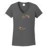 Ladies Heavy Cotton ™ 100% Cotton V Neck T Shirt Thumbnail
