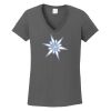Ladies Heavy Cotton ™ 100% Cotton V Neck T Shirt Thumbnail