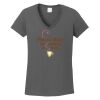 Ladies Heavy Cotton ™ 100% Cotton V Neck T Shirt Thumbnail