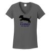 Ladies Heavy Cotton ™ 100% Cotton V Neck T Shirt Thumbnail