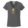 Ladies Heavy Cotton ™ 100% Cotton V Neck T Shirt Thumbnail