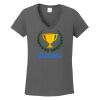 Ladies Heavy Cotton ™ 100% Cotton V Neck T Shirt Thumbnail