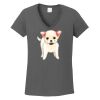 Ladies Heavy Cotton ™ 100% Cotton V Neck T Shirt Thumbnail