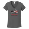 Ladies Heavy Cotton ™ 100% Cotton V Neck T Shirt Thumbnail
