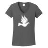 Ladies Heavy Cotton ™ 100% Cotton V Neck T Shirt Thumbnail