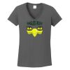 Ladies Heavy Cotton ™ 100% Cotton V Neck T Shirt Thumbnail