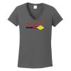 Ladies Heavy Cotton ™ 100% Cotton V Neck T Shirt Thumbnail