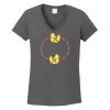 Ladies Heavy Cotton ™ 100% Cotton V Neck T Shirt Thumbnail