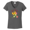 Ladies Heavy Cotton ™ 100% Cotton V Neck T Shirt Thumbnail