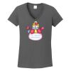 Ladies Heavy Cotton ™ 100% Cotton V Neck T Shirt Thumbnail