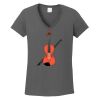 Ladies Heavy Cotton ™ 100% Cotton V Neck T Shirt Thumbnail