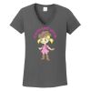 Ladies Heavy Cotton ™ 100% Cotton V Neck T Shirt Thumbnail