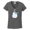 Ladies Heavy Cotton ™ 100% Cotton V Neck T Shirt Thumbnail