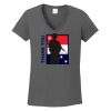 Ladies Heavy Cotton ™ 100% Cotton V Neck T Shirt Thumbnail