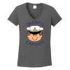 Ladies Heavy Cotton ™ 100% Cotton V Neck T Shirt Thumbnail