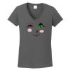 Ladies Heavy Cotton ™ 100% Cotton V Neck T Shirt Thumbnail