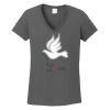 Ladies Heavy Cotton ™ 100% Cotton V Neck T Shirt Thumbnail
