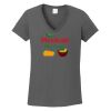 Ladies Heavy Cotton ™ 100% Cotton V Neck T Shirt Thumbnail