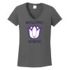 Ladies Heavy Cotton ™ 100% Cotton V Neck T Shirt Thumbnail