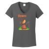 Ladies Heavy Cotton ™ 100% Cotton V Neck T Shirt Thumbnail