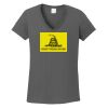 Ladies Heavy Cotton ™ 100% Cotton V Neck T Shirt Thumbnail