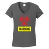 Ladies Heavy Cotton ™ 100% Cotton V Neck T Shirt Thumbnail