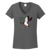 Ladies Heavy Cotton ™ 100% Cotton V Neck T Shirt Thumbnail