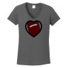 Ladies Heavy Cotton ™ 100% Cotton V Neck T Shirt Thumbnail