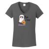 Ladies Heavy Cotton ™ 100% Cotton V Neck T Shirt Thumbnail