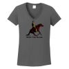 Ladies Heavy Cotton ™ 100% Cotton V Neck T Shirt Thumbnail