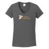 Ladies Heavy Cotton ™ 100% Cotton V Neck T Shirt Thumbnail
