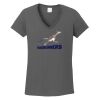 Ladies Heavy Cotton ™ 100% Cotton V Neck T Shirt Thumbnail