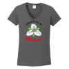 Ladies Heavy Cotton ™ 100% Cotton V Neck T Shirt Thumbnail
