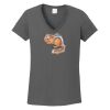 Ladies Heavy Cotton ™ 100% Cotton V Neck T Shirt Thumbnail