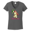 Ladies Heavy Cotton ™ 100% Cotton V Neck T Shirt Thumbnail