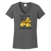 Ladies Heavy Cotton ™ 100% Cotton V Neck T Shirt Thumbnail