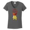 Ladies Heavy Cotton ™ 100% Cotton V Neck T Shirt Thumbnail