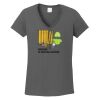 Ladies Heavy Cotton ™ 100% Cotton V Neck T Shirt Thumbnail