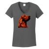 Ladies Heavy Cotton ™ 100% Cotton V Neck T Shirt Thumbnail