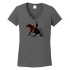 Ladies Heavy Cotton ™ 100% Cotton V Neck T Shirt Thumbnail