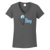 Ladies Heavy Cotton ™ 100% Cotton V Neck T Shirt Thumbnail