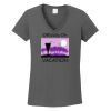 Ladies Heavy Cotton ™ 100% Cotton V Neck T Shirt Thumbnail