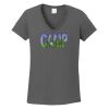 Ladies Heavy Cotton ™ 100% Cotton V Neck T Shirt Thumbnail