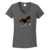 Ladies Heavy Cotton ™ 100% Cotton V Neck T Shirt Thumbnail