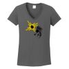 Ladies Heavy Cotton ™ 100% Cotton V Neck T Shirt Thumbnail