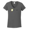 Ladies Heavy Cotton ™ 100% Cotton V Neck T Shirt Thumbnail
